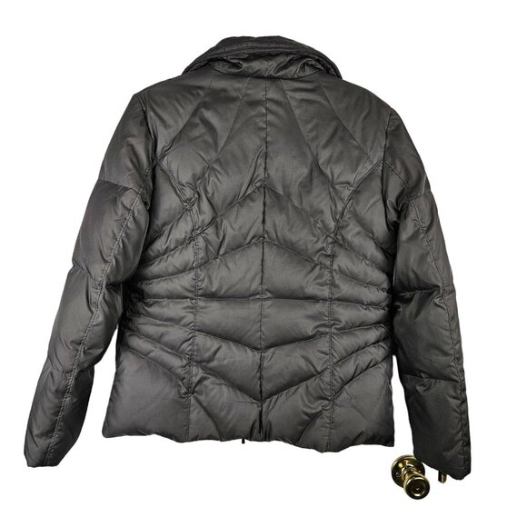 Kenneth Cole Reaction Down Feather Jacket Womens Size L Insulated Quilted Puffer - Picture 3 of 7